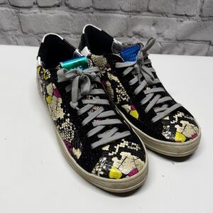 P448 John Piuma Python Sneakers EUR39 (US8.5/9)